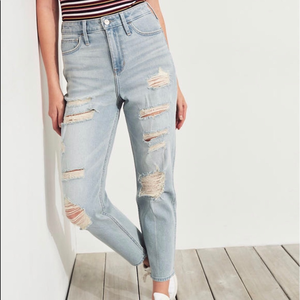 Hollister mom jeans